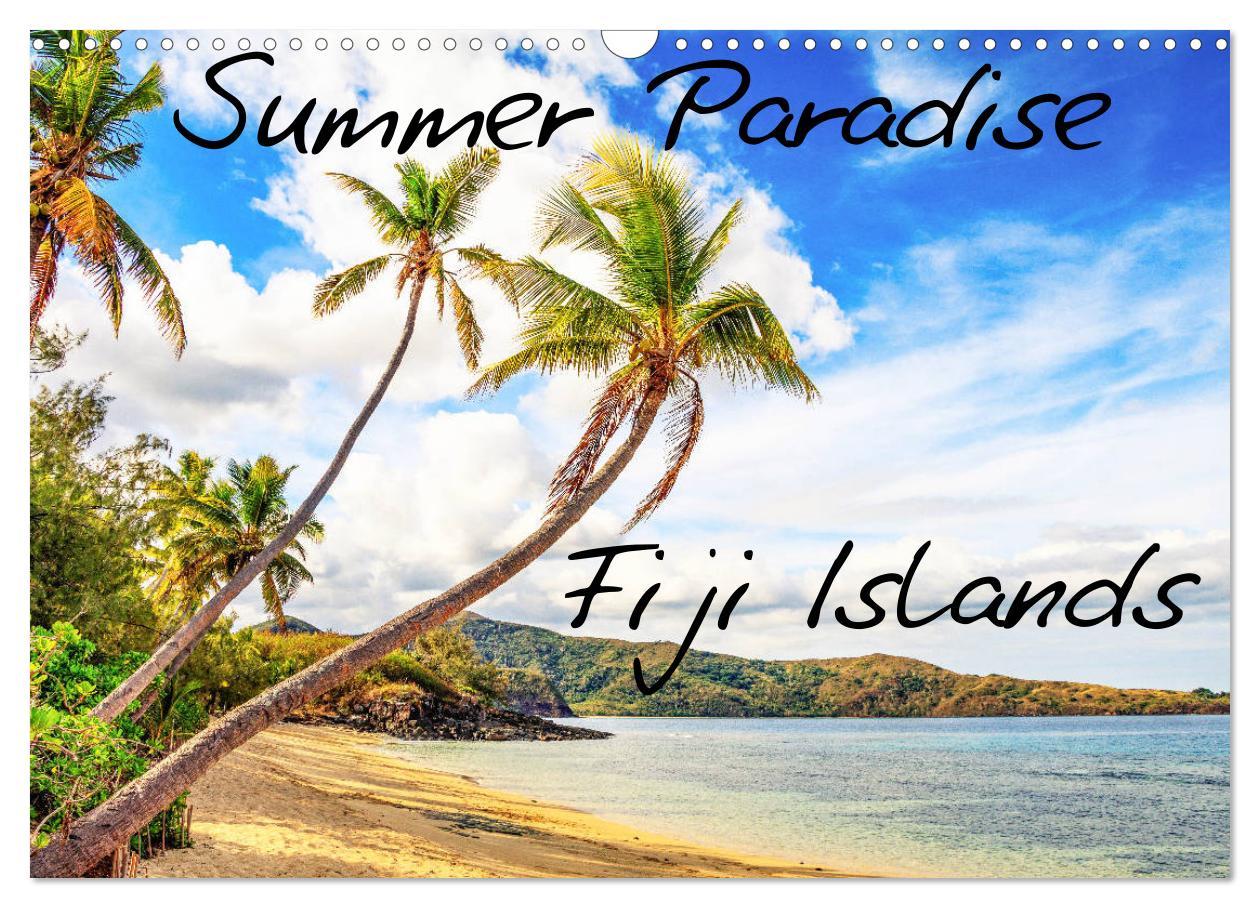 Vorderes Coverbild Summer Paradise Fiji (Wandkalender 2026 DIN A3 quer), CALVENDO Monatskalender