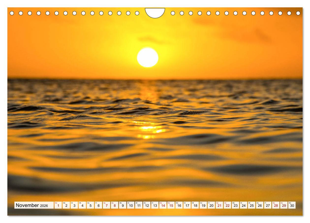 Beispielinhalt (Bild) Summer Paradise Fiji (Wandkalender 2026 DIN A4 quer), CALVENDO Monatskalender