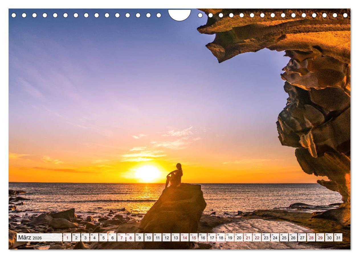 Beispielinhalt (Bild) Summer Paradise Fiji (Wandkalender 2026 DIN A4 quer), CALVENDO Monatskalender