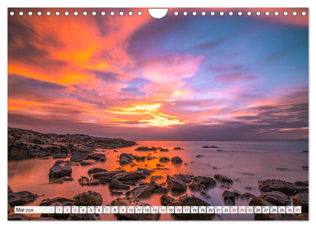 Beispielinhalt (Bild) Summer Paradise Fiji (Wandkalender 2026 DIN A4 quer), CALVENDO Monatskalender