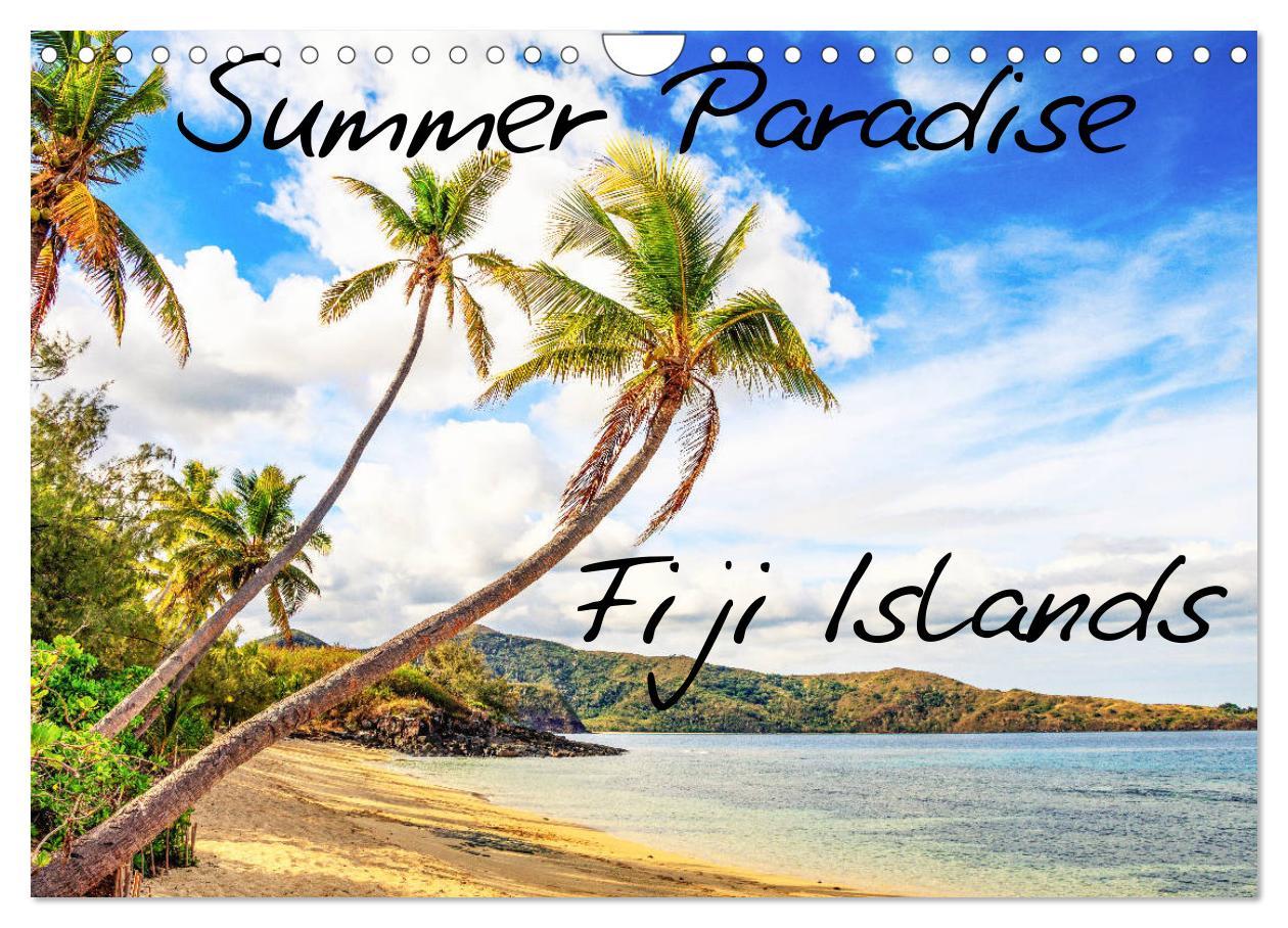 Vorderes Coverbild Summer Paradise Fiji (Wandkalender 2026 DIN A4 quer), CALVENDO Monatskalender