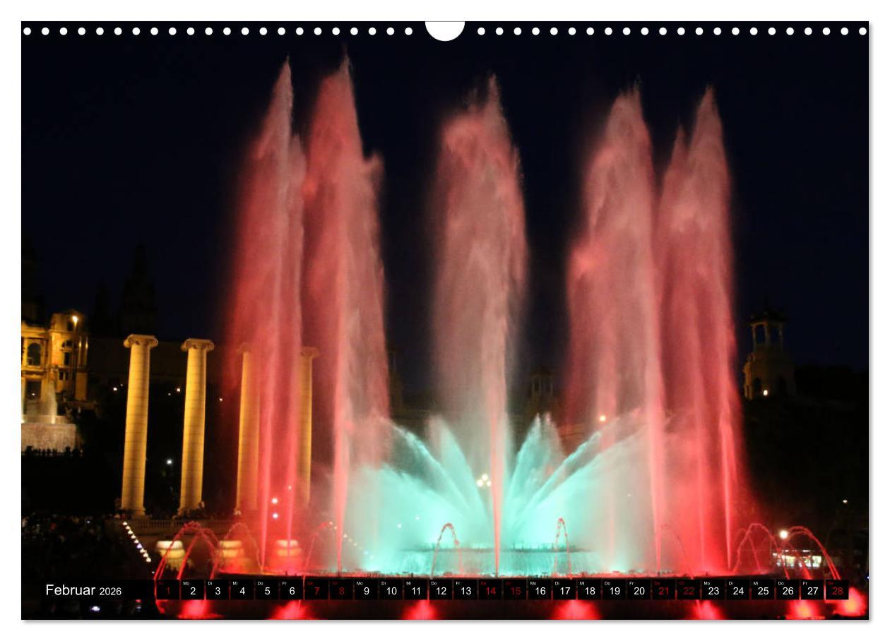 Beispielinhalt (Bild) Barcelona - Stadt des Modernisme (Wandkalender 2026 DIN A3 quer), CALVENDO Monatskalender