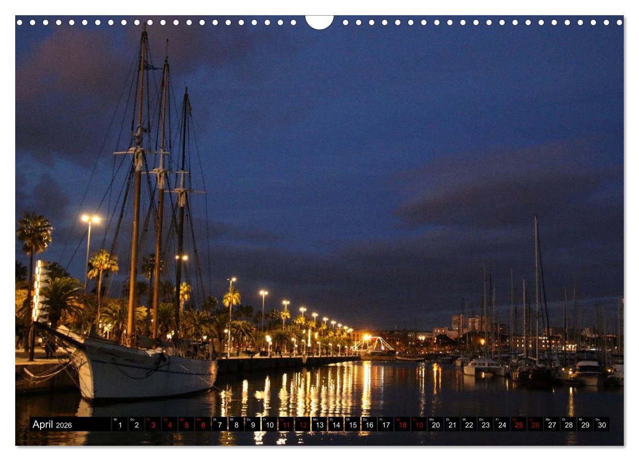 Beispielinhalt (Bild) Barcelona - Stadt des Modernisme (Wandkalender 2026 DIN A3 quer), CALVENDO Monatskalender