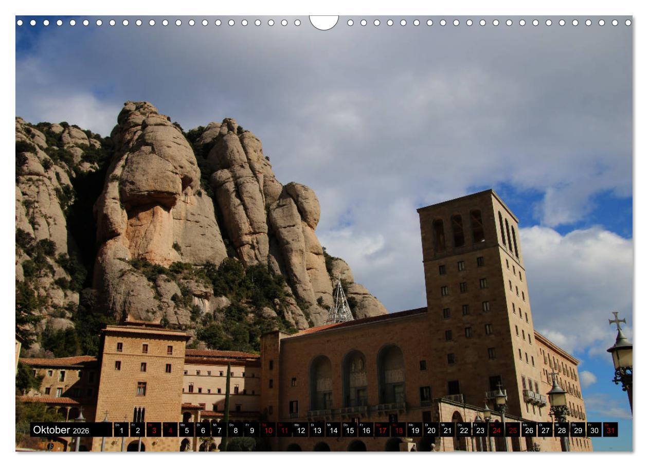 Beispielinhalt (Bild) Barcelona - Stadt des Modernisme (Wandkalender 2026 DIN A3 quer), CALVENDO Monatskalender