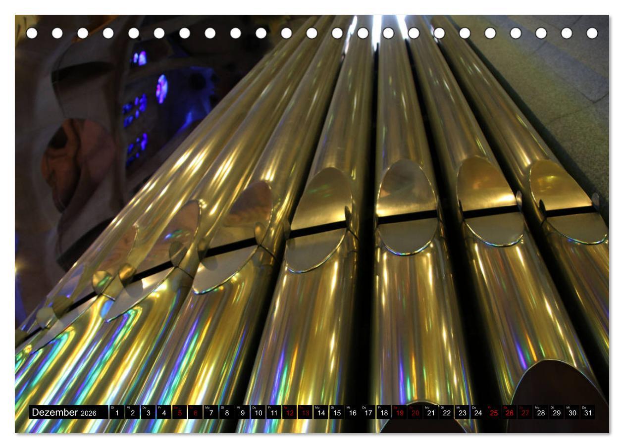 Beispielinhalt (Bild) Barcelona - Stadt des Modernisme (Tischkalender 2026 DIN A5 quer), CALVENDO Monatskalender