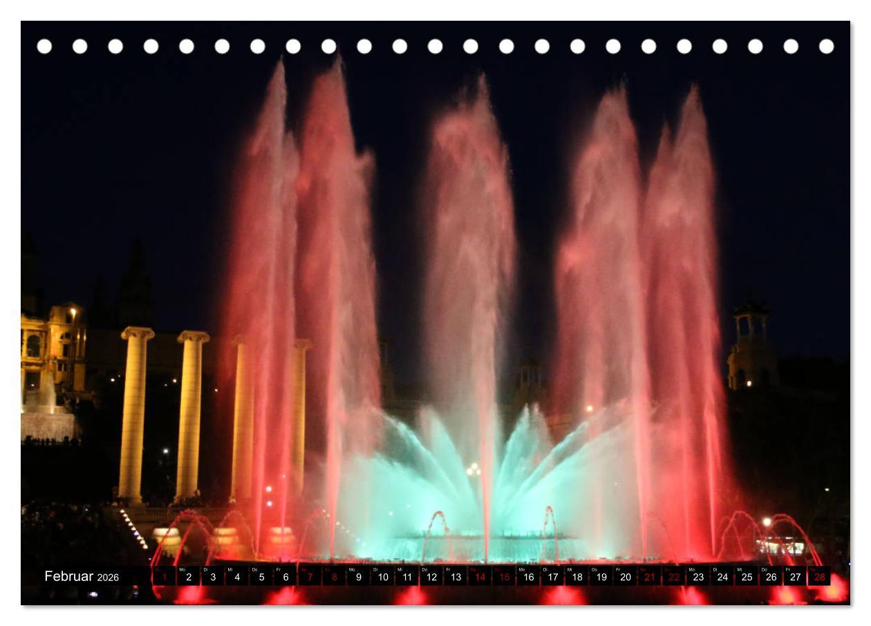 Beispielinhalt (Bild) Barcelona - Stadt des Modernisme (Tischkalender 2026 DIN A5 quer), CALVENDO Monatskalender