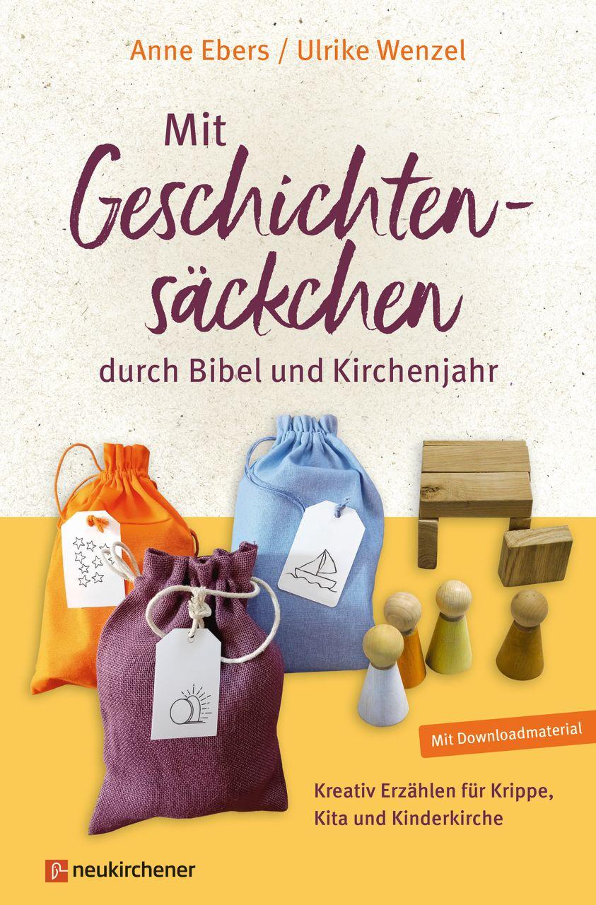 Vorderes Coverbild Mit Geschichtensäckchen durch Bibel und Kirchenjahr