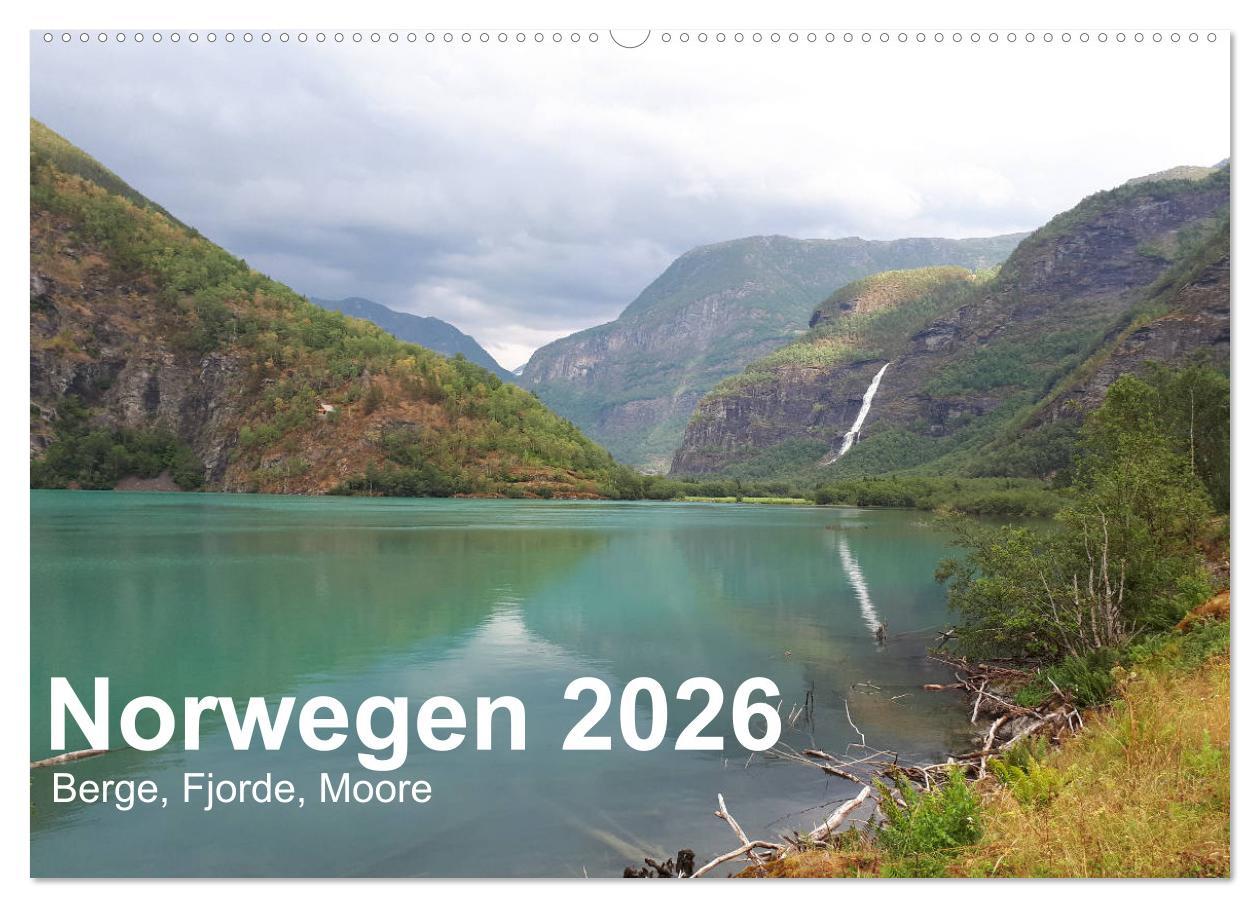 Vorderes Coverbild Norwegen 2026 - Berge, Fjorde, Moore (Wandkalender 2026 DIN A2 quer), CALVENDO Monatskalender
