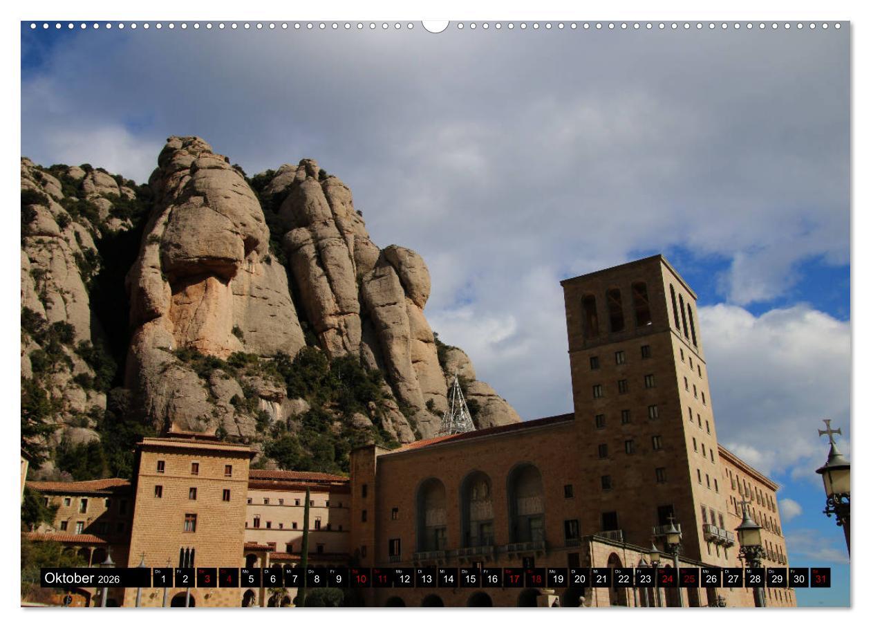 Beispielinhalt (Bild) Barcelona - Stadt des Modernisme (hochwertiger Premium Wandkalender 2026 DIN A2 quer), Kunstdruck in Hochglanz