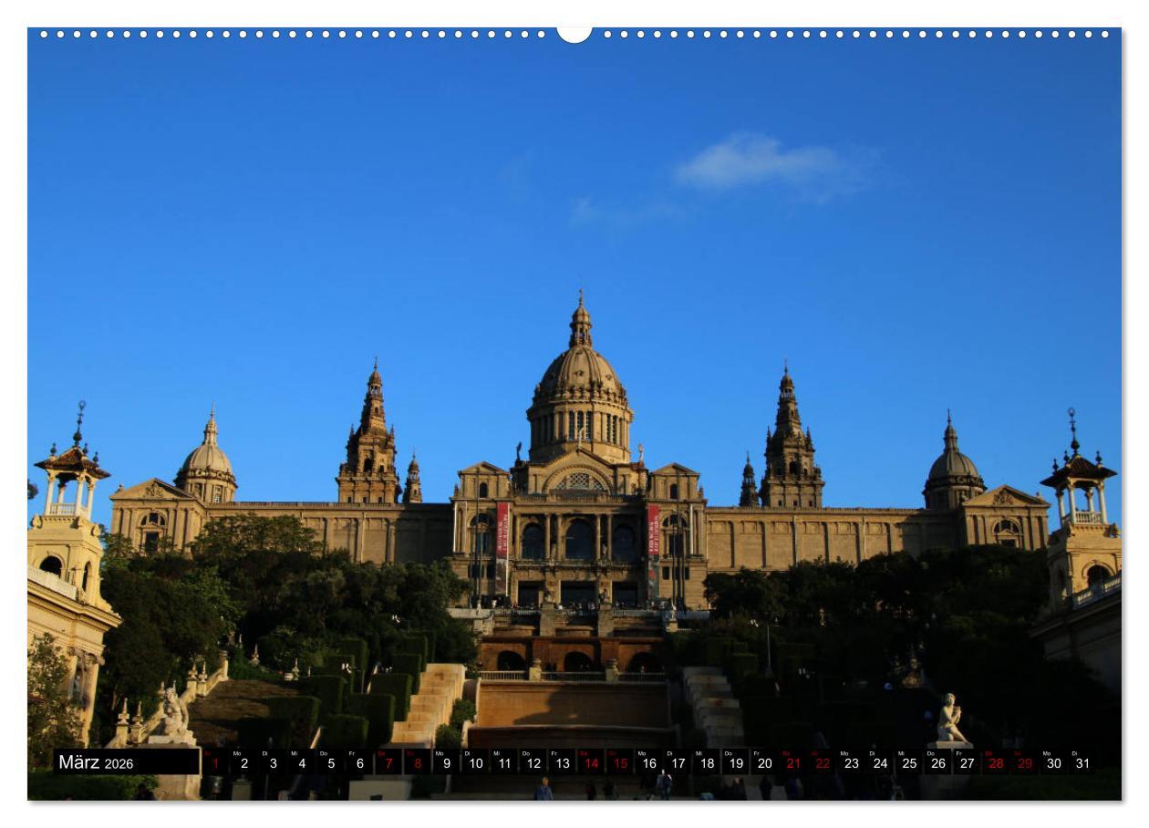 Beispielinhalt (Bild) Barcelona - Stadt des Modernisme (hochwertiger Premium Wandkalender 2026 DIN A2 quer), Kunstdruck in Hochglanz