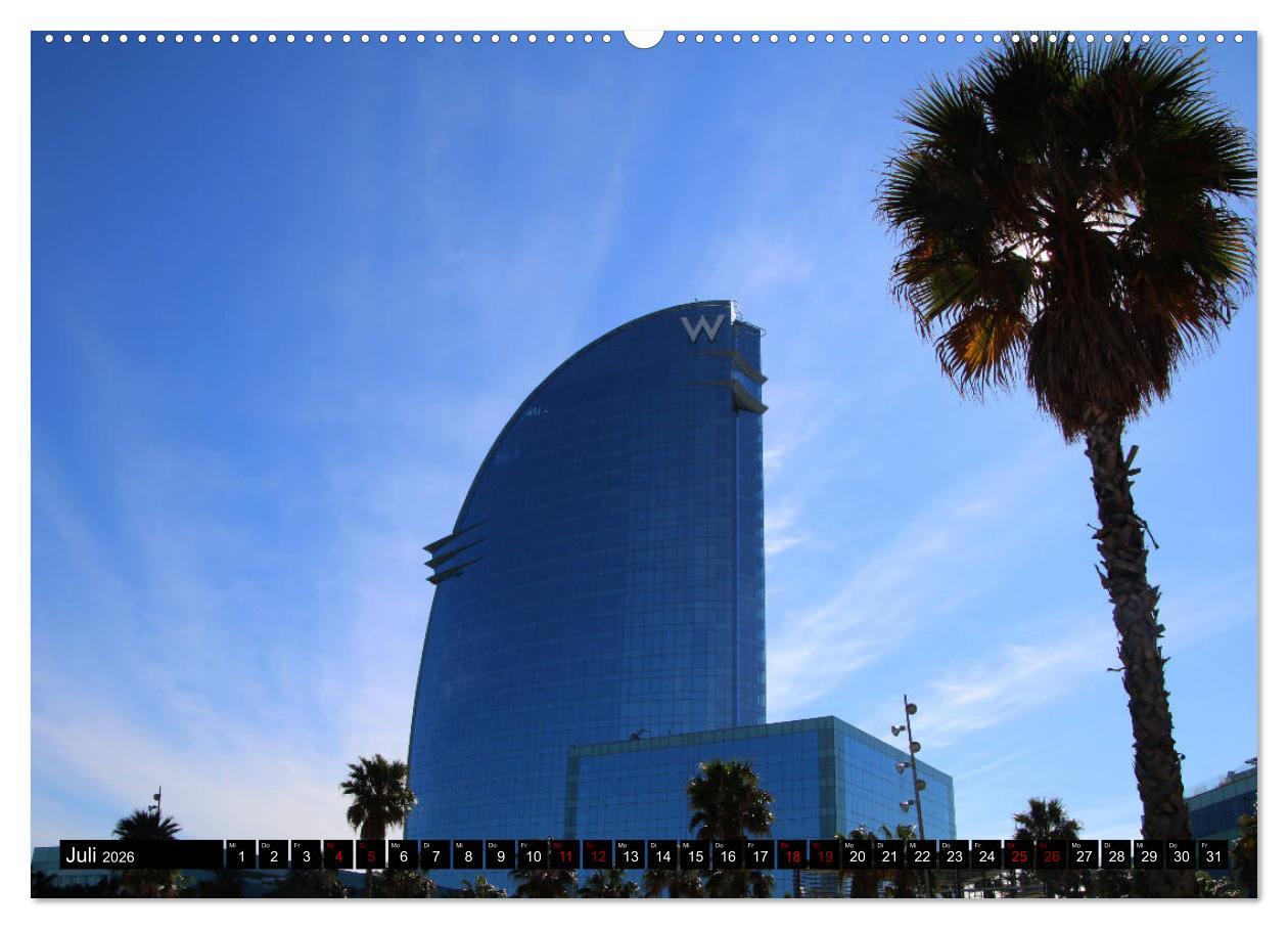 Beispielinhalt (Bild) Barcelona - Stadt des Modernisme (hochwertiger Premium Wandkalender 2026 DIN A2 quer), Kunstdruck in Hochglanz