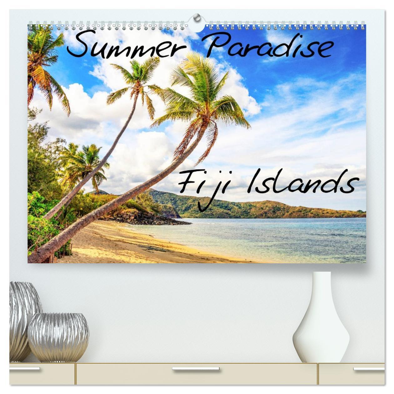 Vorderes Coverbild Summer Paradise Fiji (hochwertiger Premium Wandkalender 2026 DIN A2 quer), Kunstdruck in Hochglanz