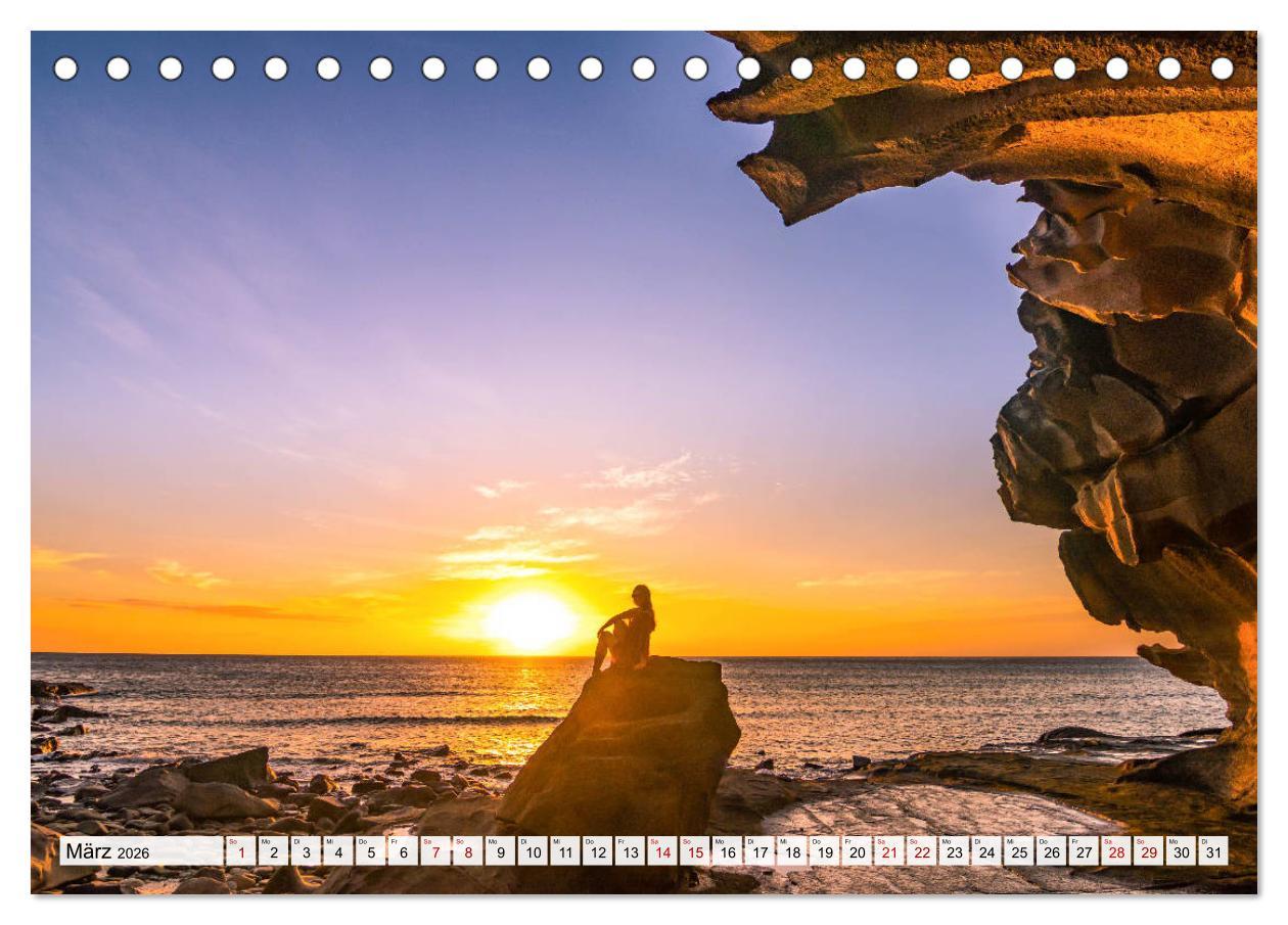 Beispielinhalt (Bild) Summer Paradise Fiji (Tischkalender 2026 DIN A5 quer), CALVENDO Monatskalender