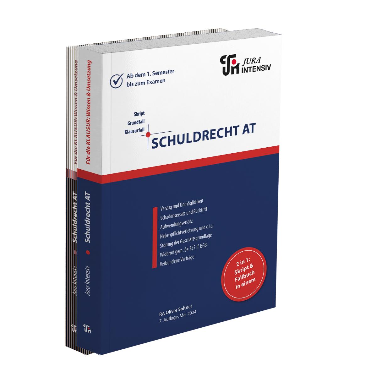Vorderes Coverbild Schuldrecht AT: Wissen - Fälle - Klausurhinweise