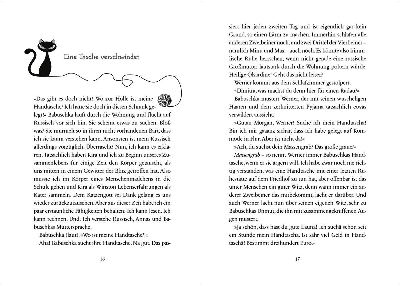 Beispielinhalt (Bild) Winston (Band 7) - Samtpfoten auf Phantomjagd TB