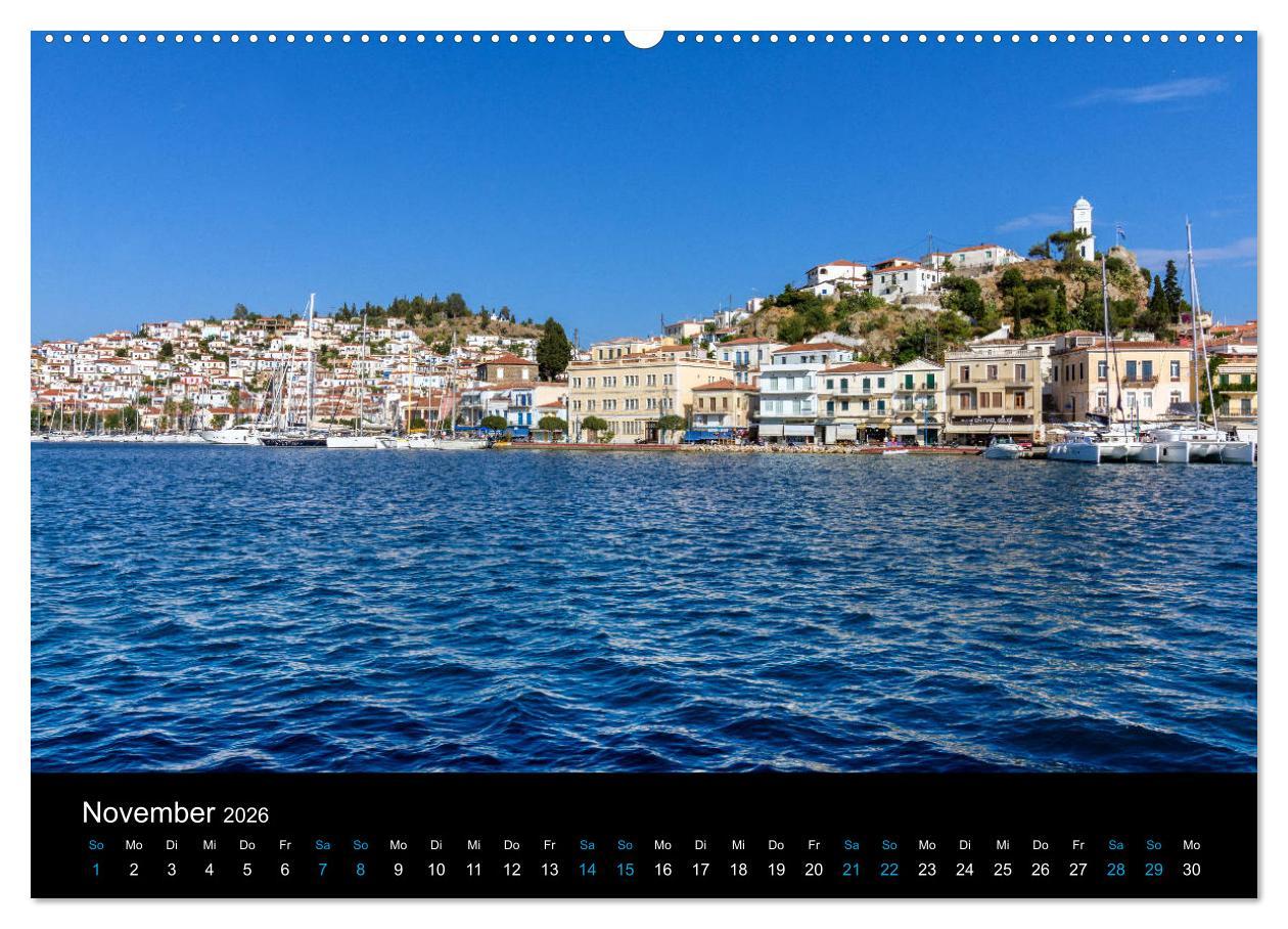 Beispielinhalt (Bild) Peloponnes, Griechisches Urgestein von grandioser Schönheit. Die Regionen Argolis, Korinthia und Attika (Wandkalender 2026 DIN A2 quer), CALVENDO Monatskalender