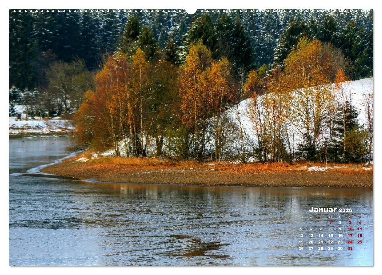 Beispielinhalt (Bild) Bilder aus dem schönen Harz (Wandkalender 2026 DIN A2 quer), CALVENDO Monatskalender