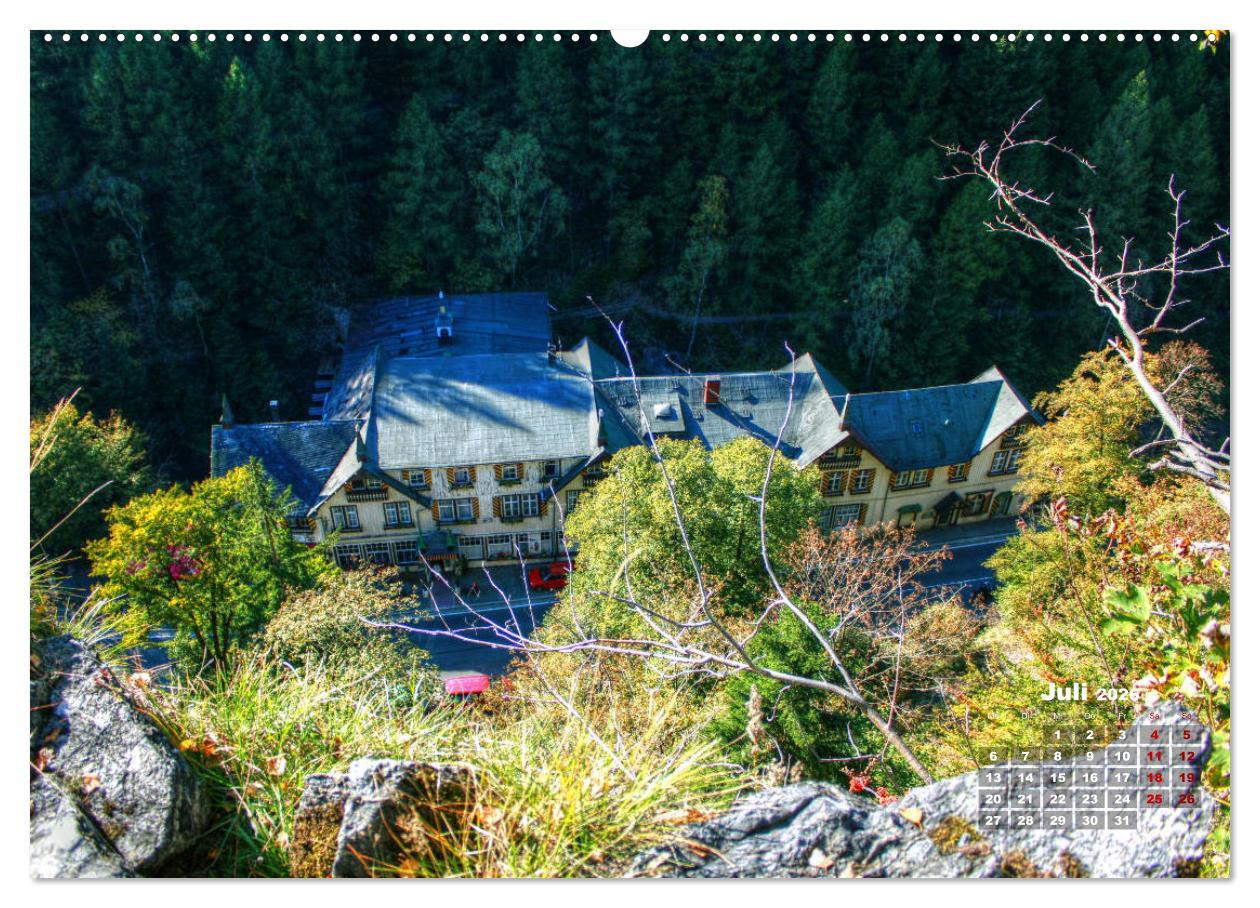 Beispielinhalt (Bild) Bilder aus dem schönen Harz (Wandkalender 2026 DIN A2 quer), CALVENDO Monatskalender