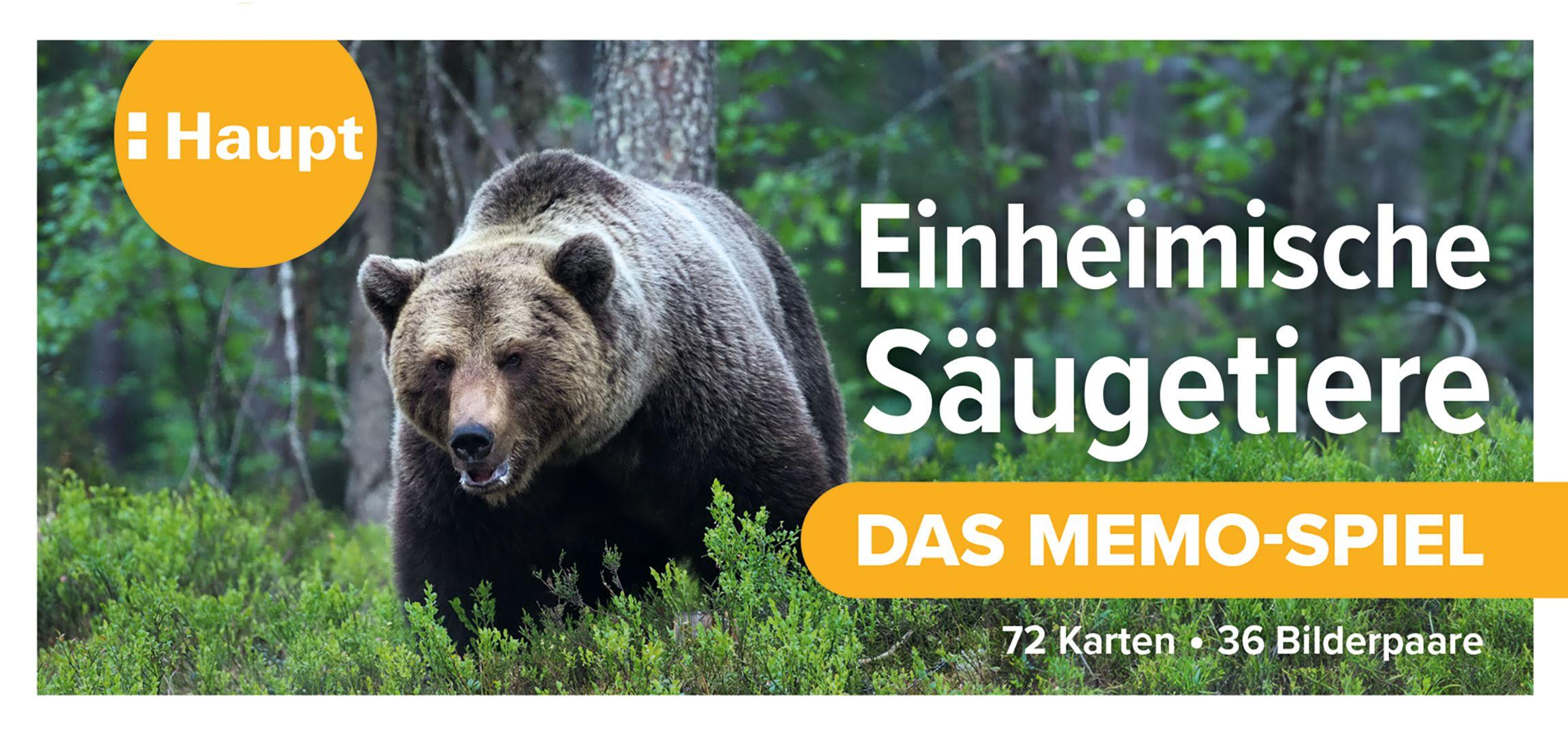 Vorderes Coverbild Einheimische Säugetiere  -  das Memo-Spiel