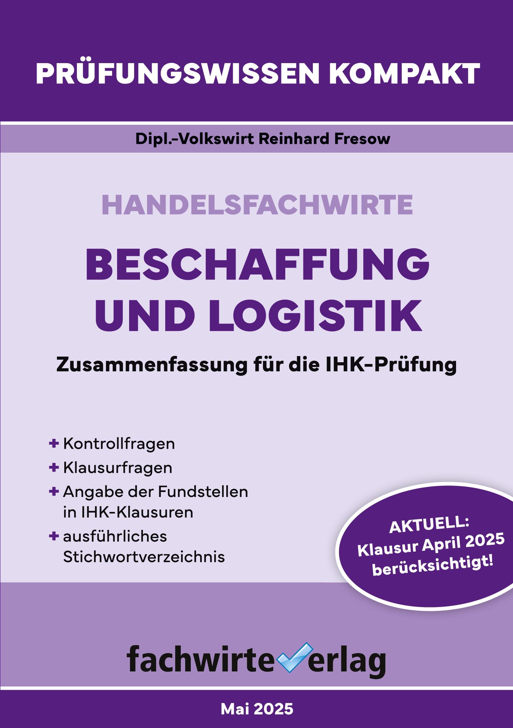 Vorderes Coverbild Handelsfachwirte: Beschaffung und Logistik