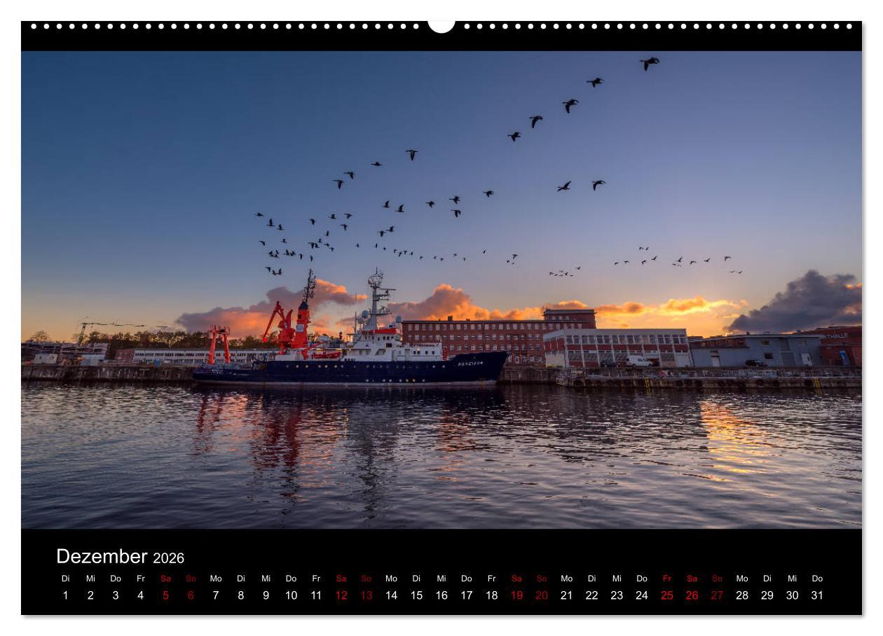 Beispielinhalt (Bild) Naturwunder Norddeutschlands (hochwertiger Premium Wandkalender 2026 DIN A2 quer), Kunstdruck in Hochglanz