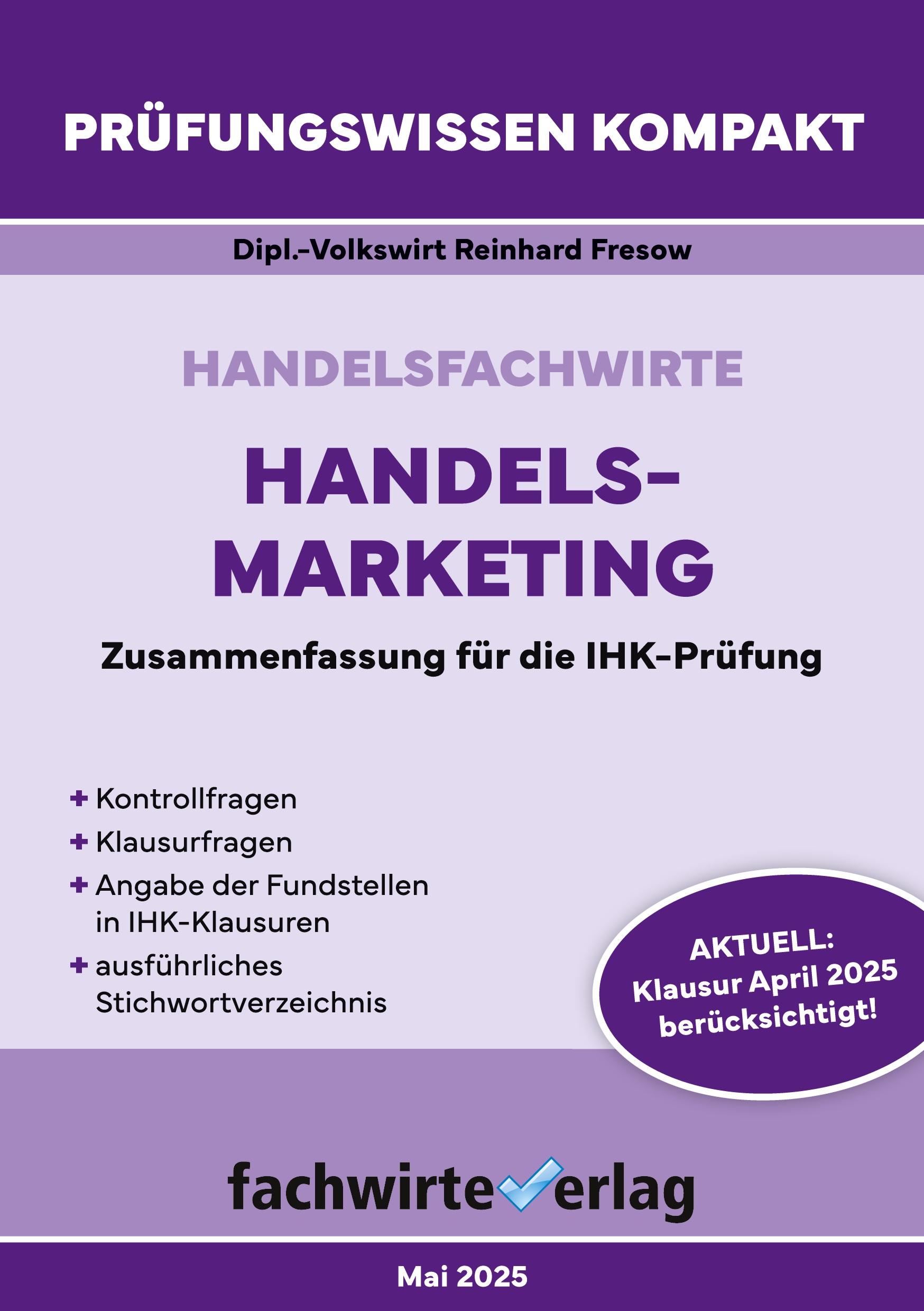 Vorderes Coverbild Handelsfachwirte: Handelsmarketing
