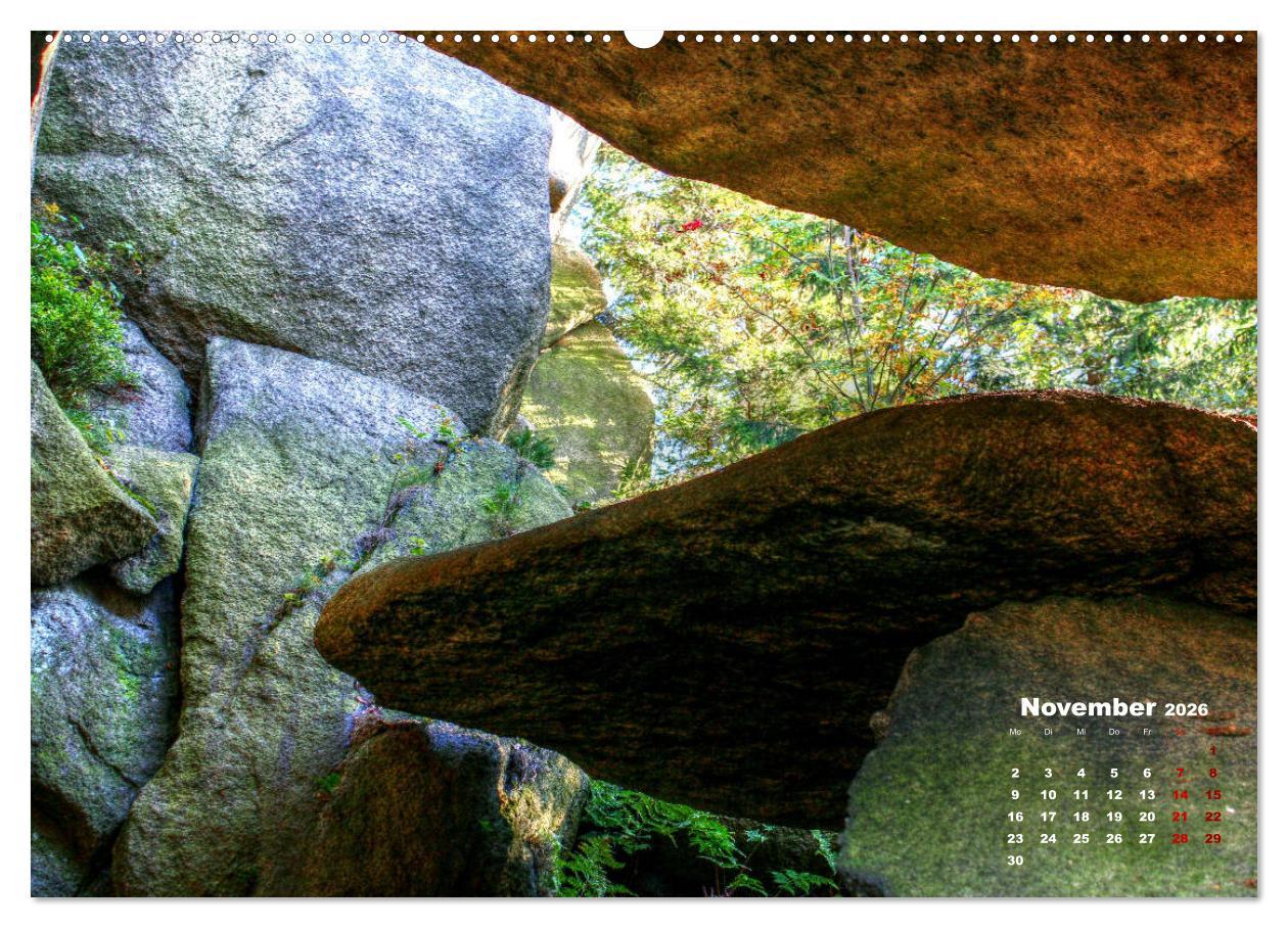 Beispielinhalt (Bild) Bilder aus dem schönen Harz (hochwertiger Premium Wandkalender 2026 DIN A2 quer), Kunstdruck in Hochglanz