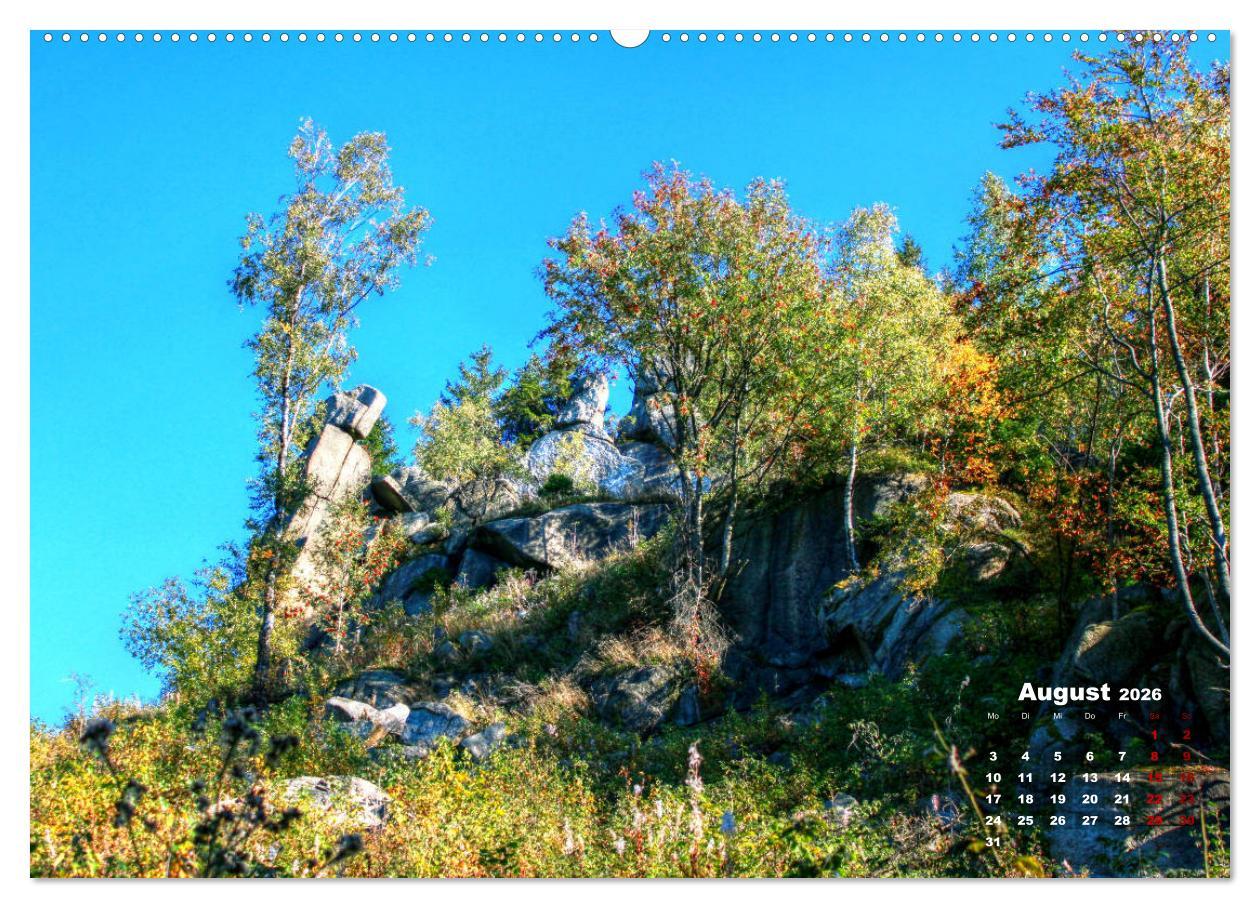 Beispielinhalt (Bild) Bilder aus dem schönen Harz (hochwertiger Premium Wandkalender 2026 DIN A2 quer), Kunstdruck in Hochglanz