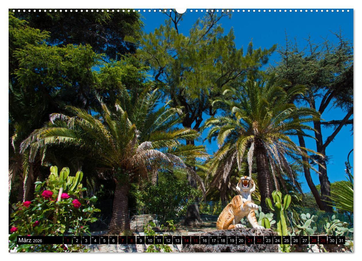 Beispielinhalt (Bild) Riviera und Mehr - Nizza, Cannes, San Remo, Monaco (hochwertiger Premium Wandkalender 2026 DIN A2 quer), Kunstdruck in Hochglanz
