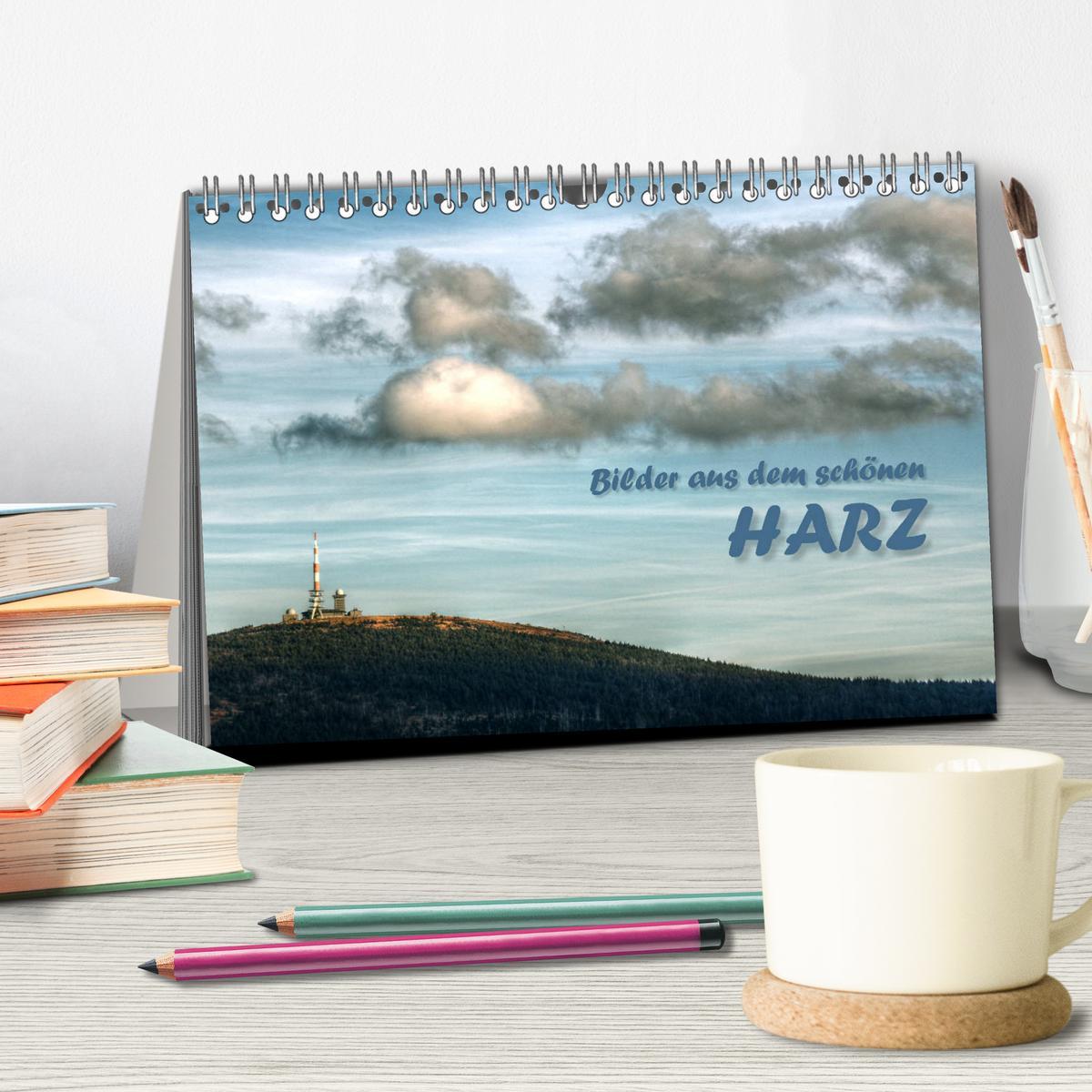Beispielinhalt (Bild) Bilder aus dem schönen Harz (Tischkalender 2026 DIN A5 quer), CALVENDO Monatskalender