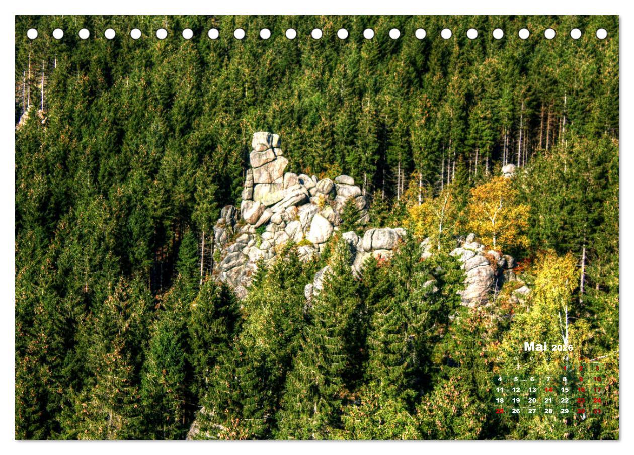 Beispielinhalt (Bild) Bilder aus dem schönen Harz (Tischkalender 2026 DIN A5 quer), CALVENDO Monatskalender