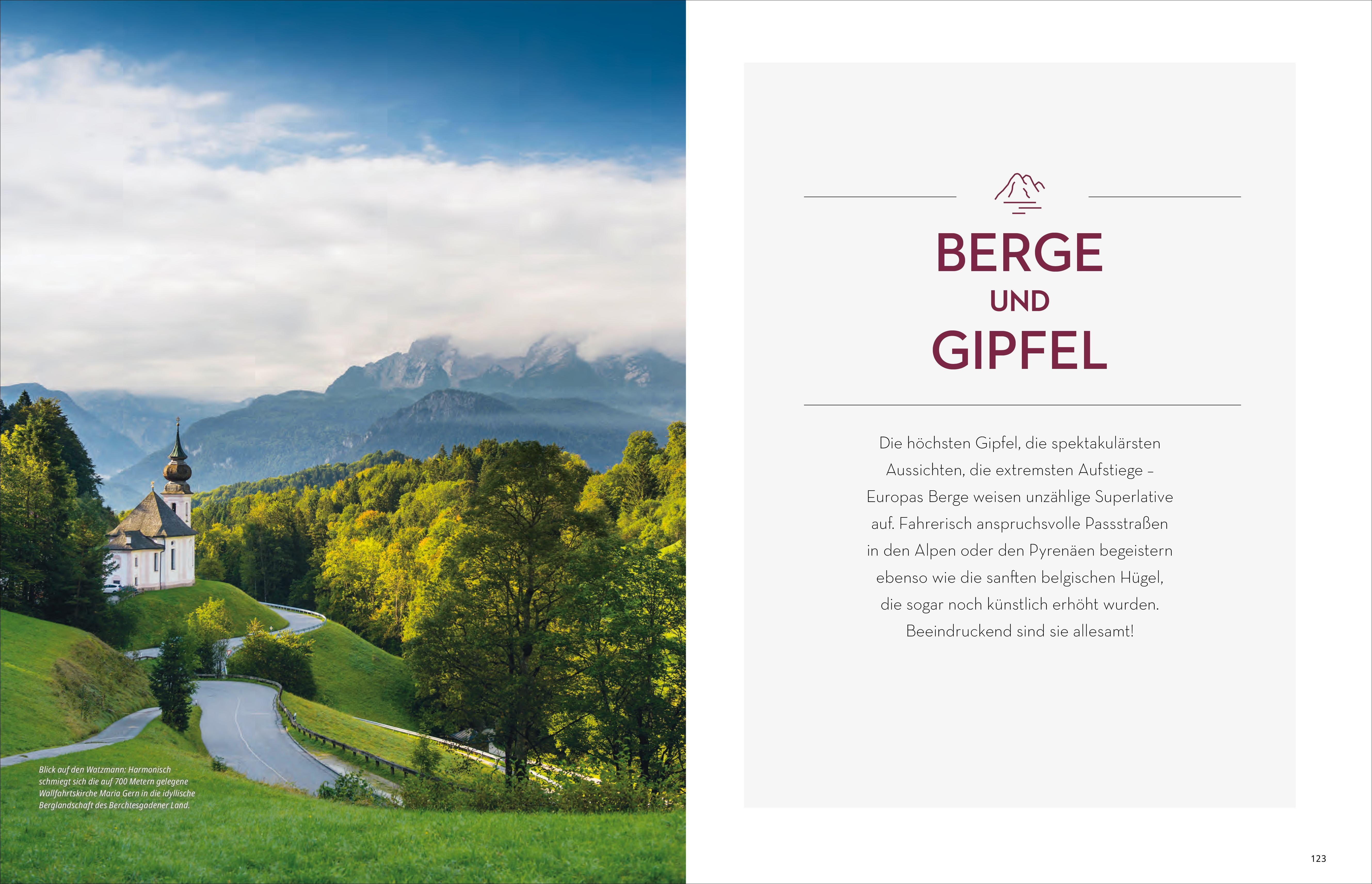 Beispielinhalt (Bild) In 225 Reisen mit Wohnmobil und Campervan durch Europa