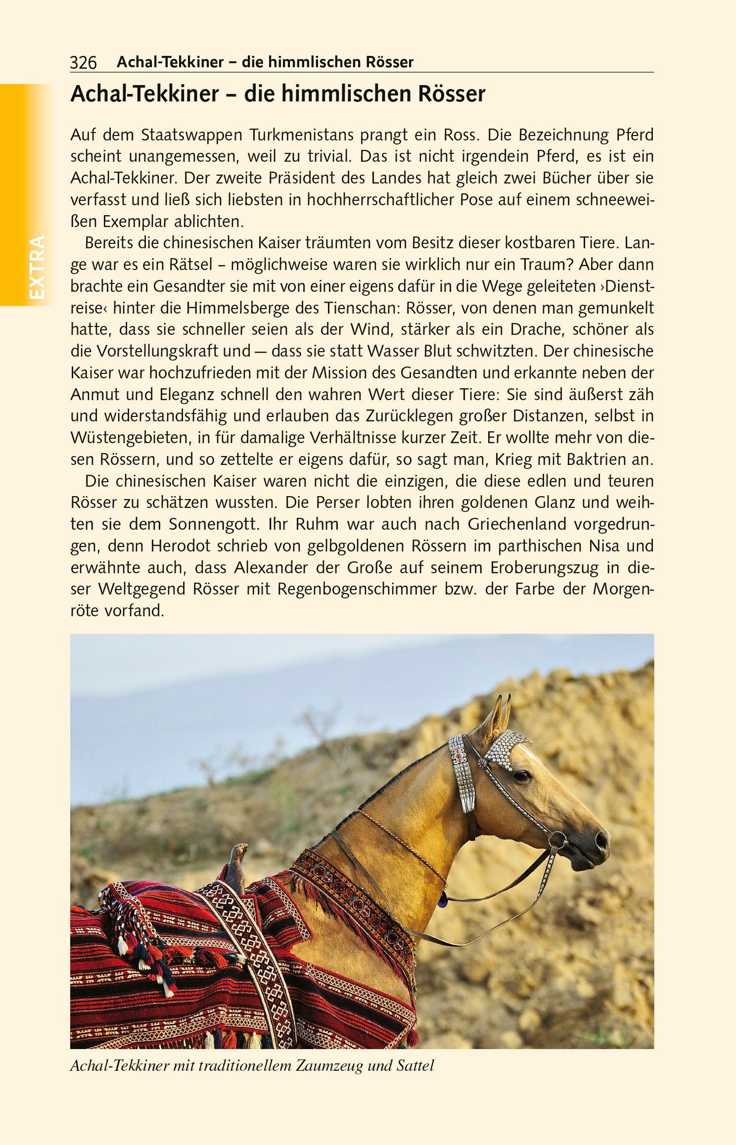 Beispielinhalt (Bild) TRESCHER Reiseführer Zentralasien