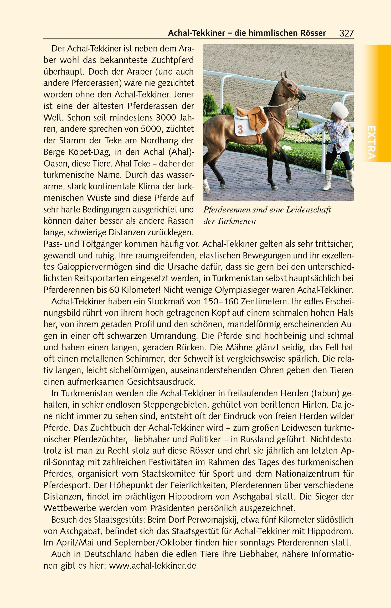 Beispielinhalt (Bild) TRESCHER Reiseführer Zentralasien