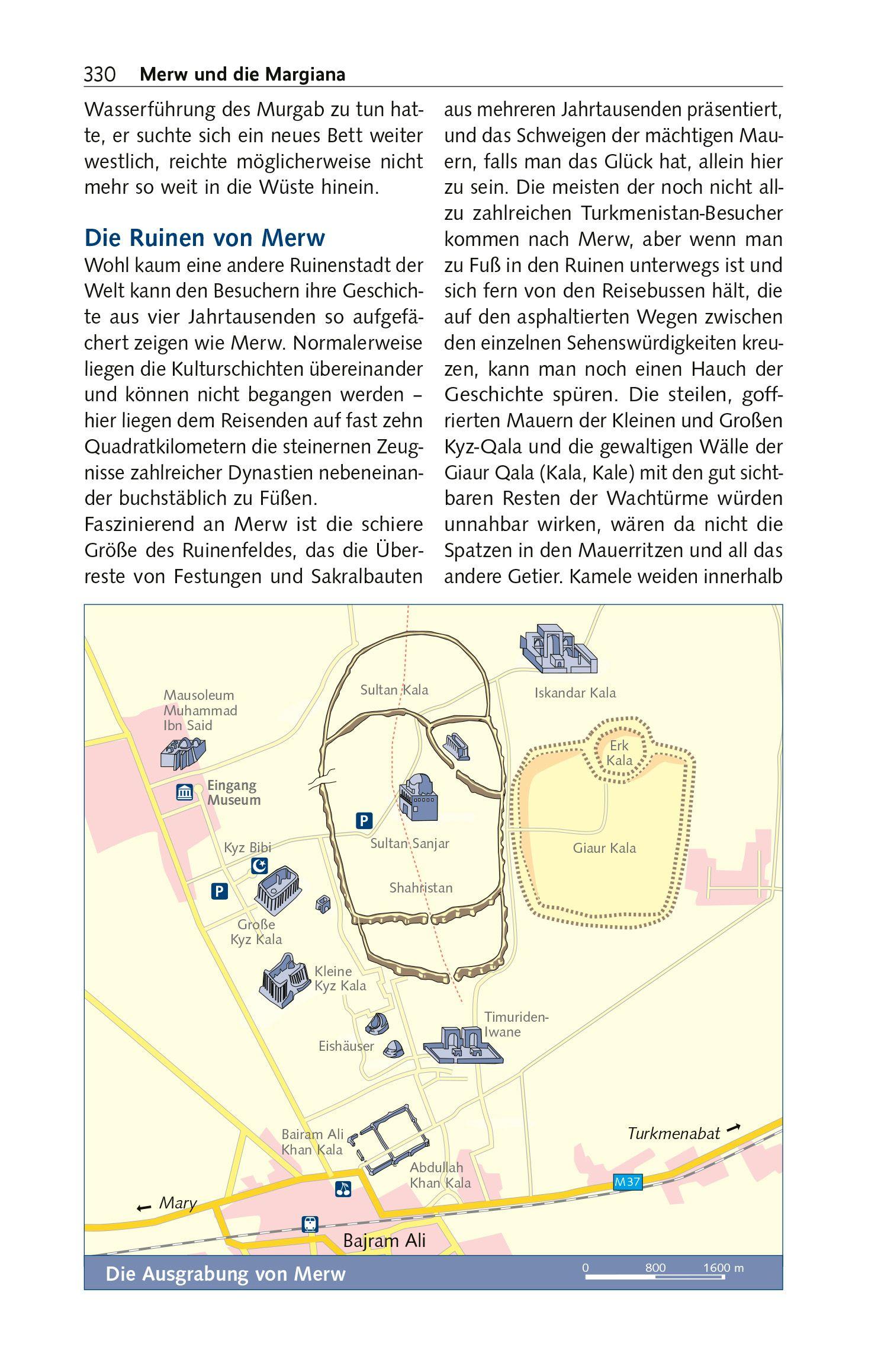 Beispielinhalt (Bild) TRESCHER Reiseführer Zentralasien