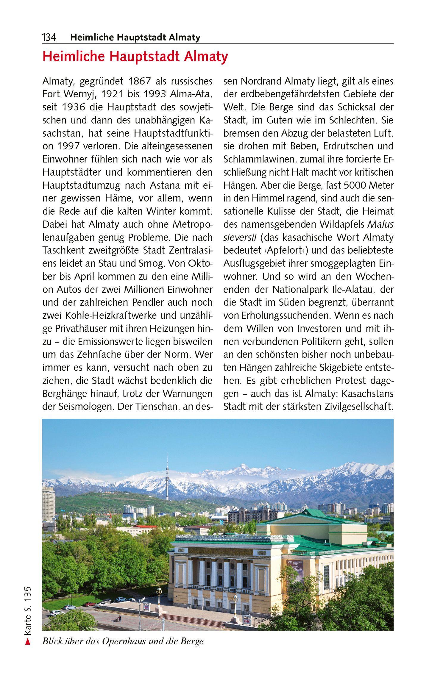Beispielinhalt (Bild) TRESCHER Reiseführer Zentralasien