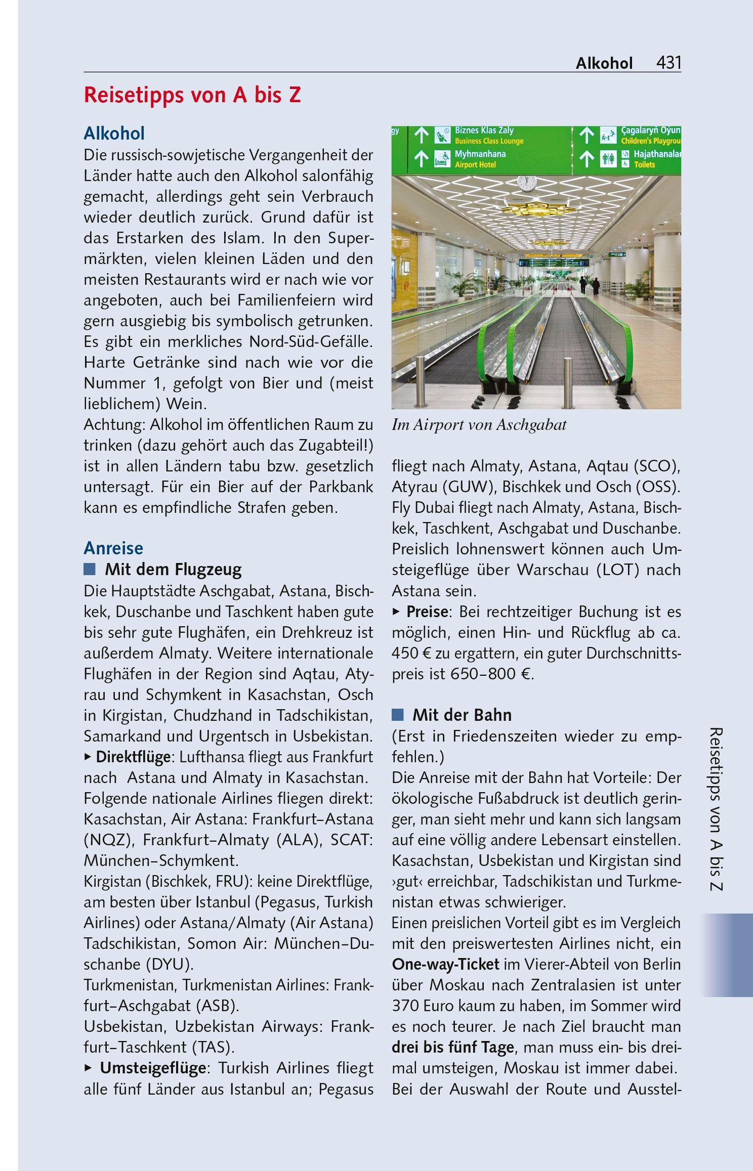 Beispielinhalt (Bild) TRESCHER Reiseführer Zentralasien