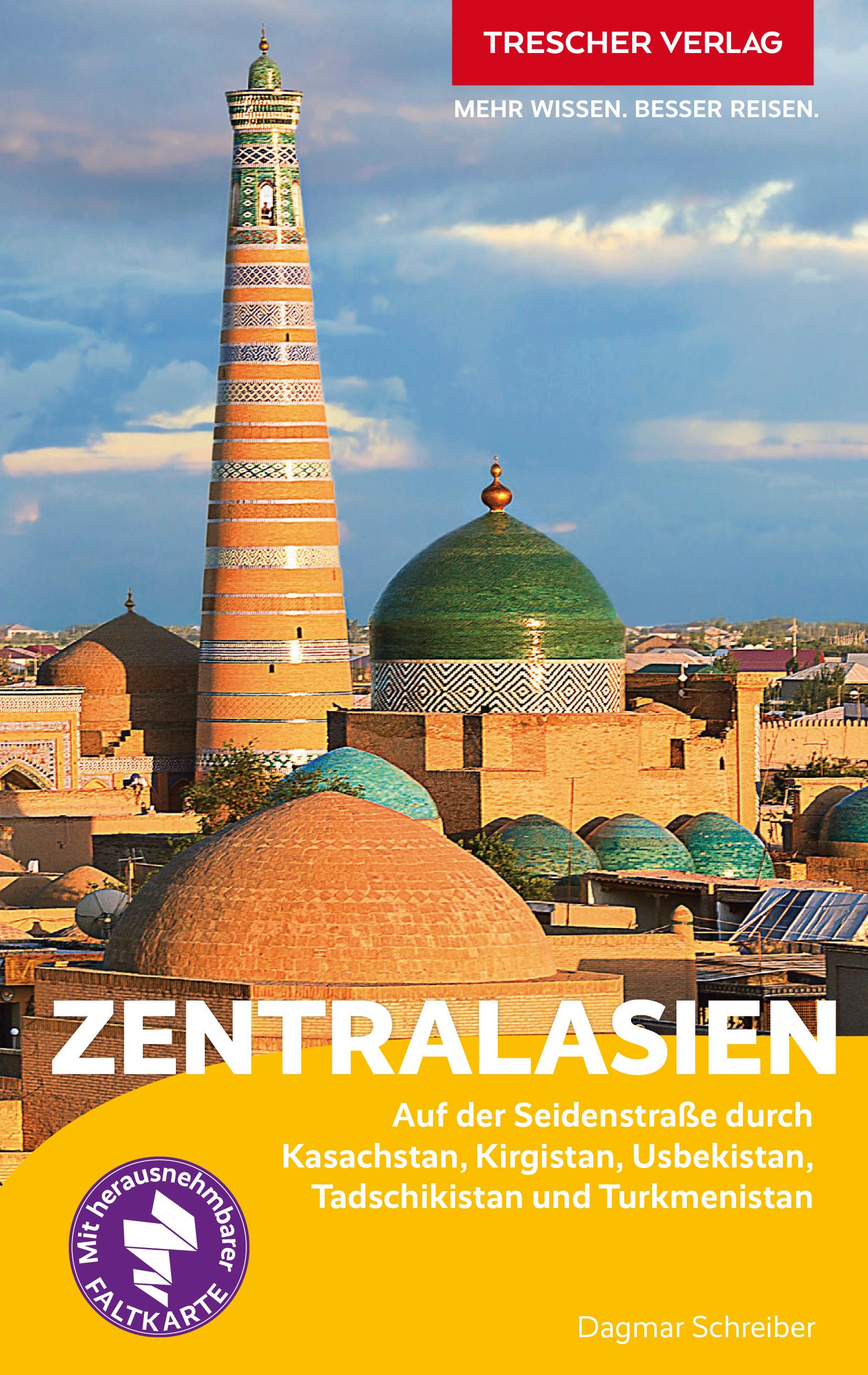 Vorderes Coverbild TRESCHER Reiseführer Zentralasien