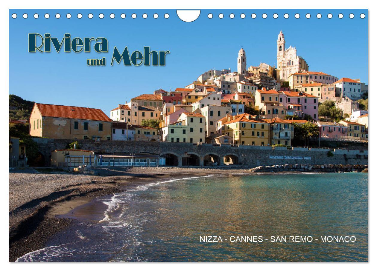 Vorderes Coverbild Riviera und Mehr - Nizza, Cannes, San Remo, Monaco (Wandkalender 2026 DIN A4 quer), CALVENDO Monatskalender