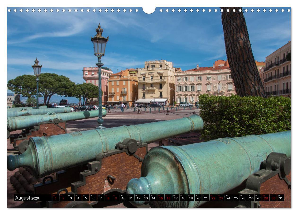 Beispielinhalt (Bild) Riviera und Mehr - Nizza, Cannes, San Remo, Monaco (Wandkalender 2026 DIN A3 quer), CALVENDO Monatskalender