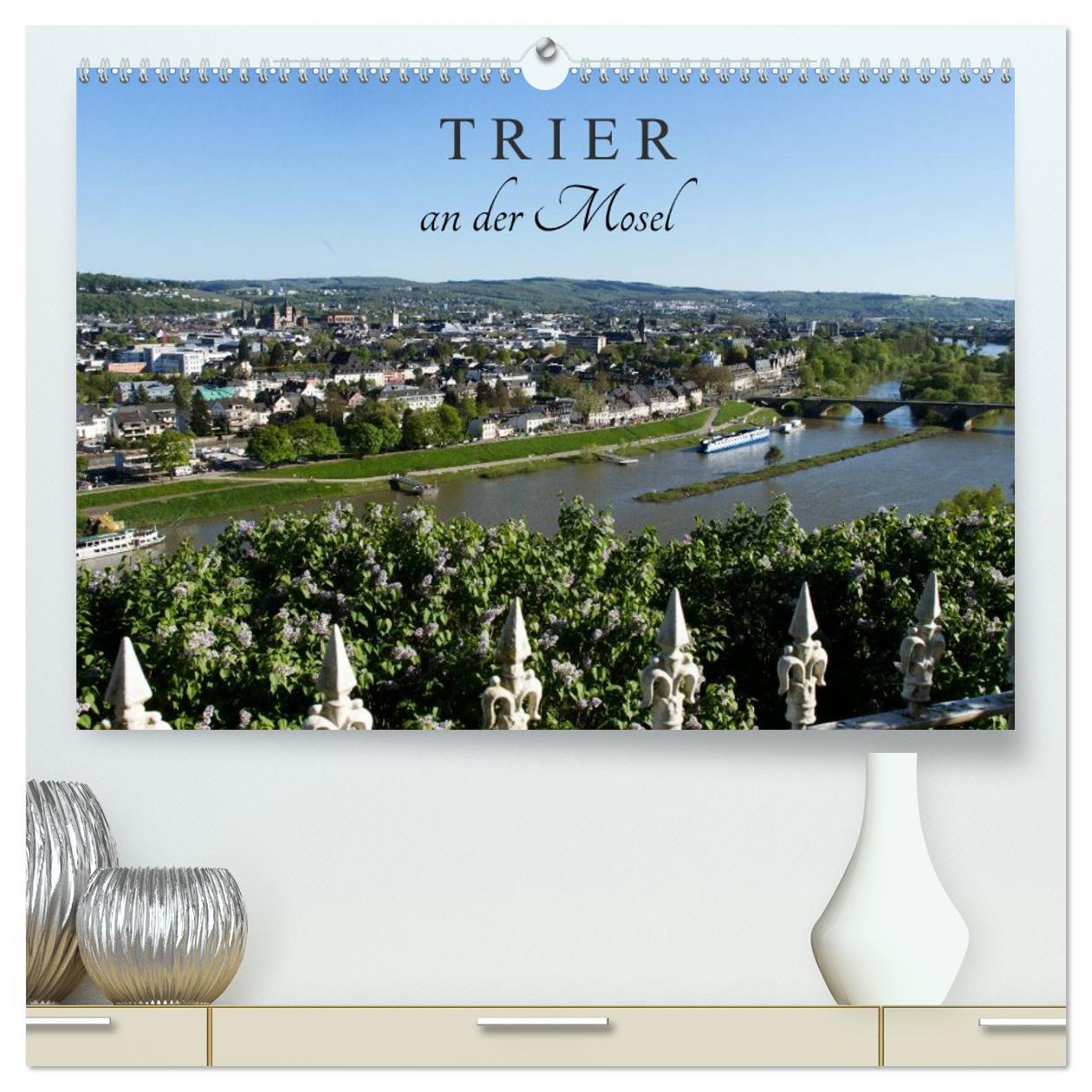 Vorderes Coverbild TRIER an der Mosel (hochwertiger Premium Wandkalender 2026 DIN A2 quer), Kunstdruck in Hochglanz