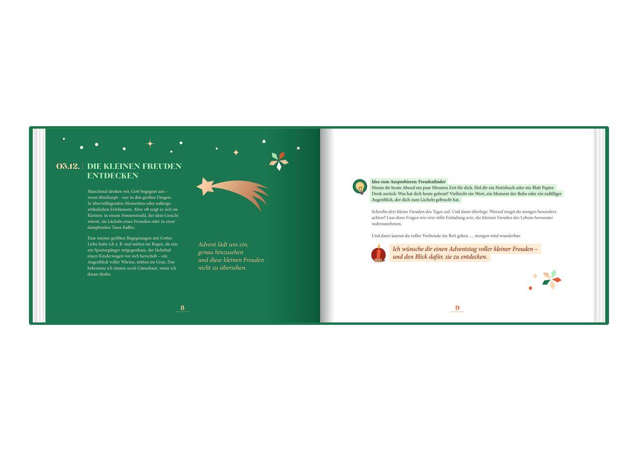 Beispielinhalt (Bild) Warten. Staunen. Bleiben.