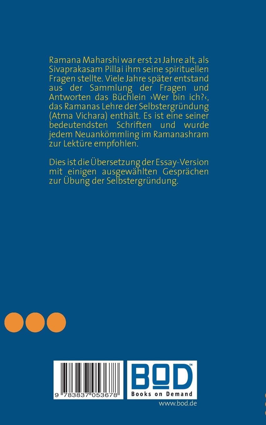 Rückseitencover "Wer bin ich?"