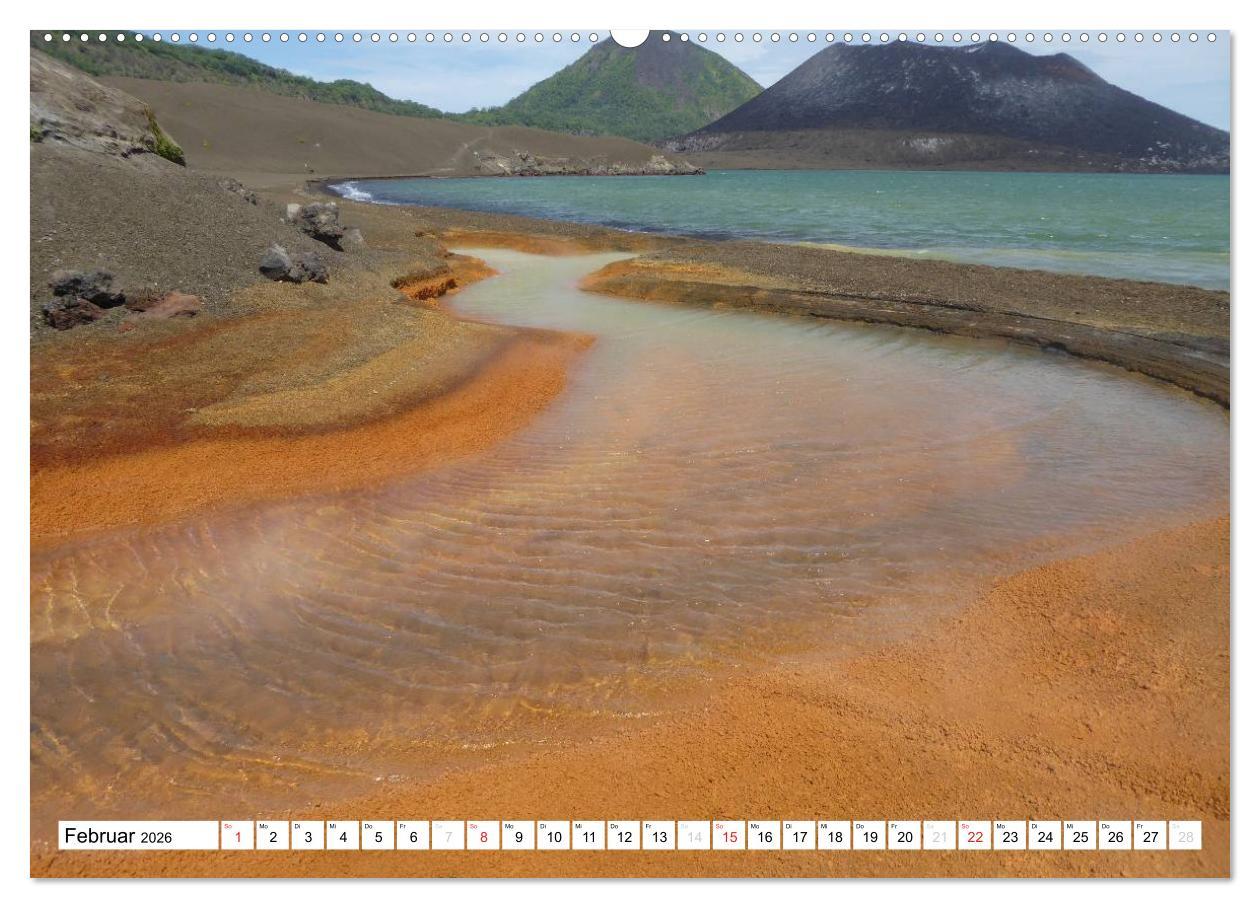 Beispielinhalt (Bild) Papua-Neuguinea Geheimnisvolle Inselwelt (Wandkalender 2026 DIN A2 quer), CALVENDO Monatskalender