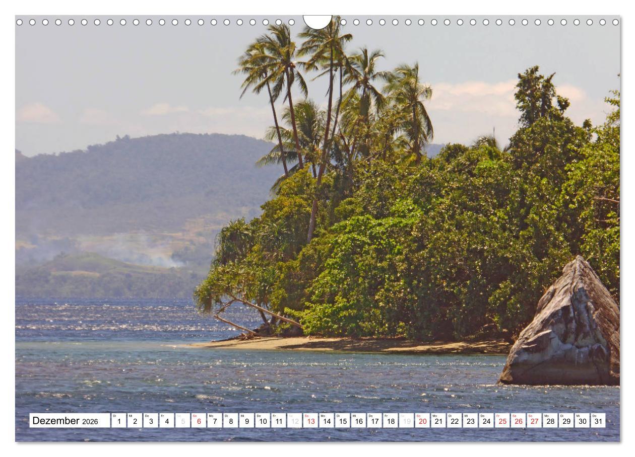 Beispielinhalt (Bild) Papua-Neuguinea Geheimnisvolle Inselwelt (Wandkalender 2026 DIN A3 quer), CALVENDO Monatskalender