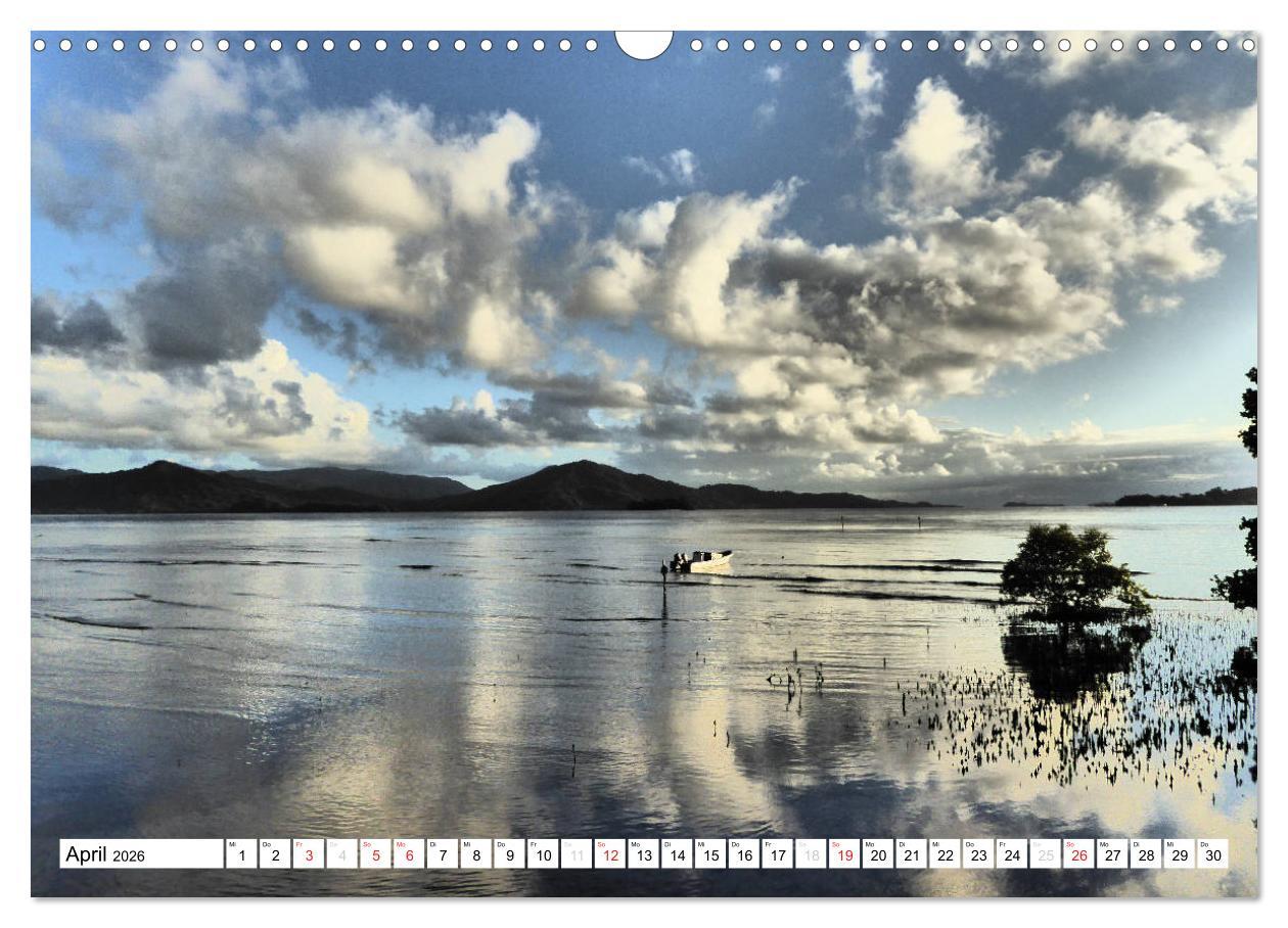 Beispielinhalt (Bild) Papua-Neuguinea Geheimnisvolle Inselwelt (Wandkalender 2026 DIN A3 quer), CALVENDO Monatskalender