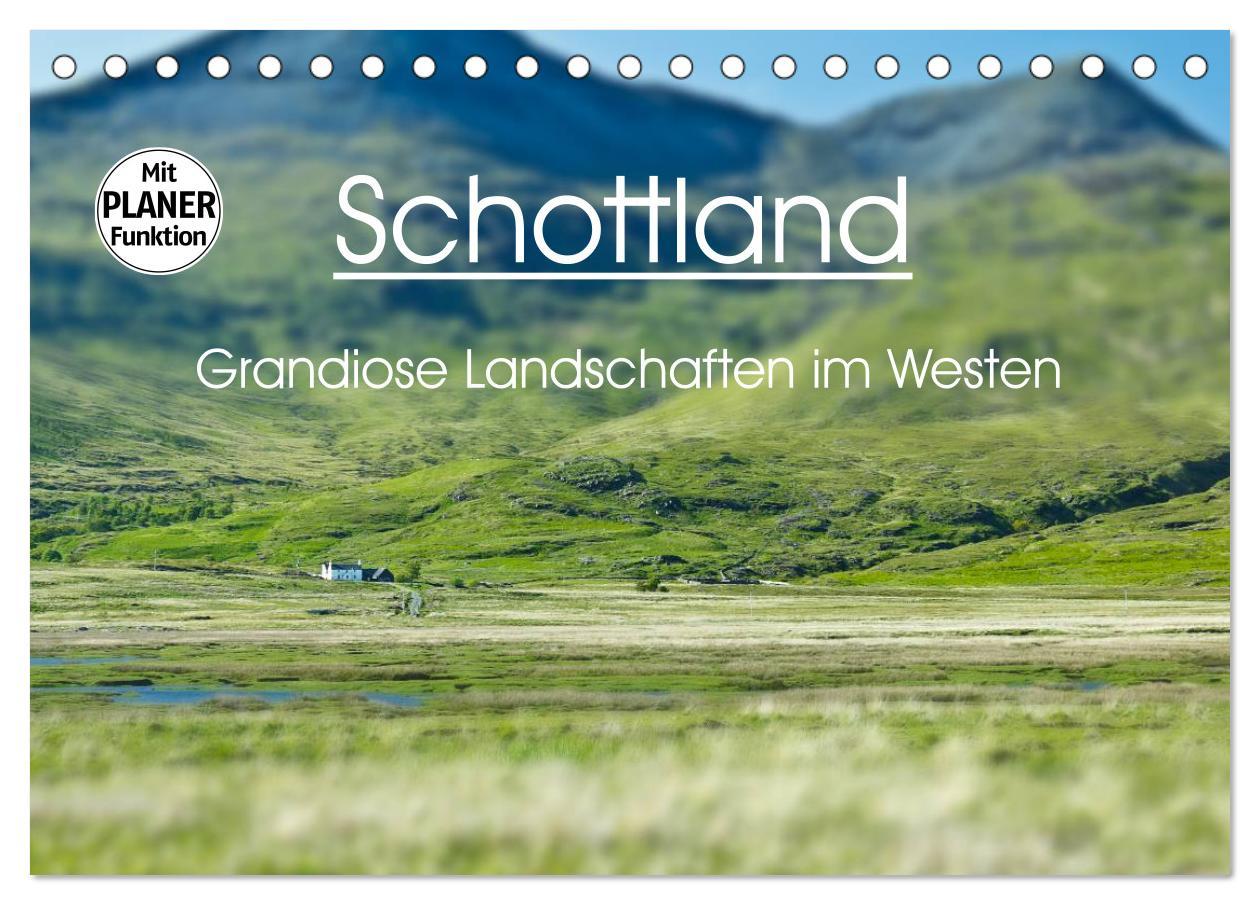 Vorderes Coverbild Schottland - grandiose Landschaften im Westen (Tischkalender 2026 DIN A5 quer), CALVENDO Monatskalender