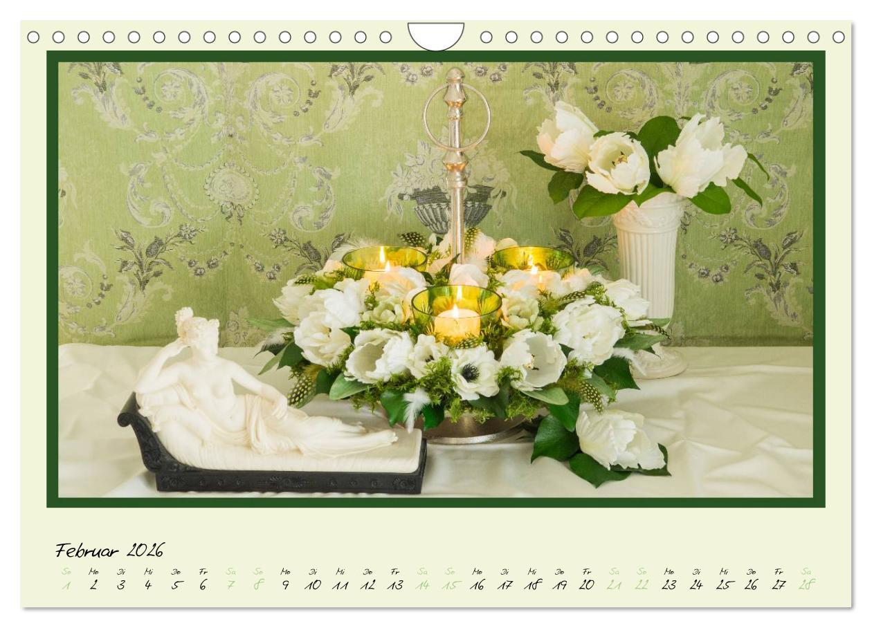 Beispielinhalt (Bild) Blumen-Passion (Wandkalender 2026 DIN A4 quer), CALVENDO Monatskalender