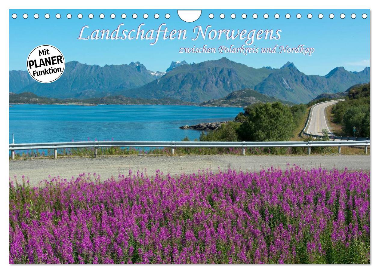 Vorderes Coverbild Landschaften Norwegens zwischen Polarkreis und Nordkap (Wandkalender 2026 DIN A4 quer), CALVENDO Monatskalender