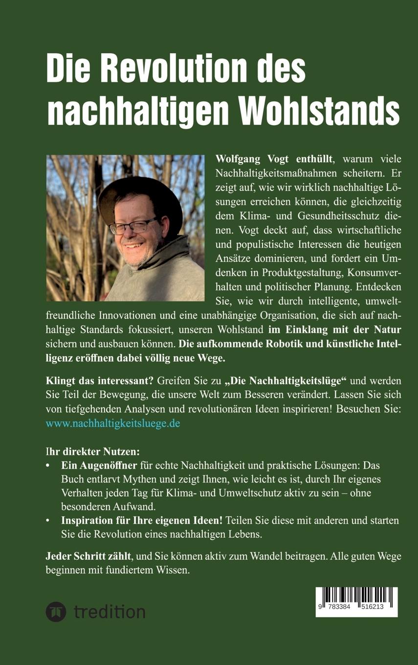 Rückseitencover Die Nachhaltigkeitslüge